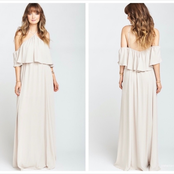 Rebecca Ruffle Maxi Dress - Picture 2 of 7